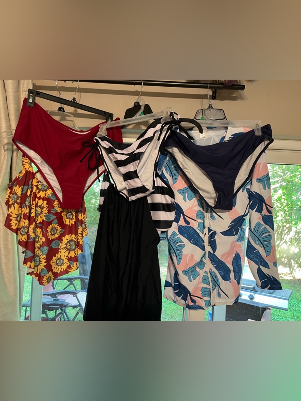 3 New Women’s size 2x/XXL women’s Amazon bathing suit lot.